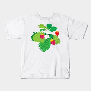 Wild Strawberries Kids T-Shirt